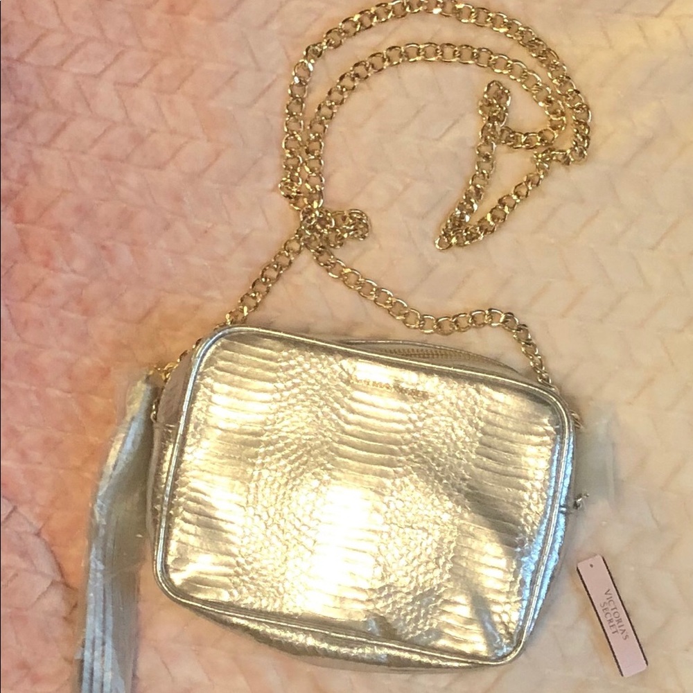 Gold Victoria’s Secret Purse/Bag